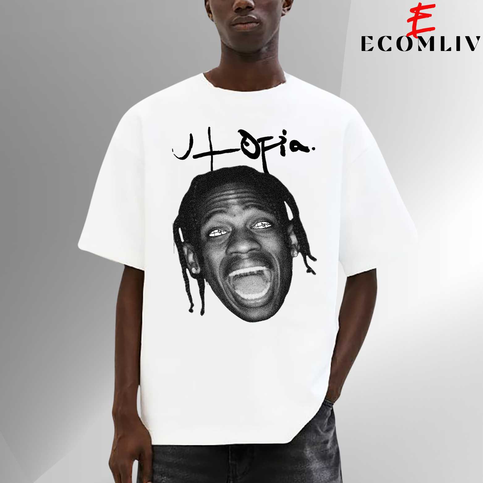 Cactus Jack Graphic Tee, Travis Scott Streetwear T-Shirt